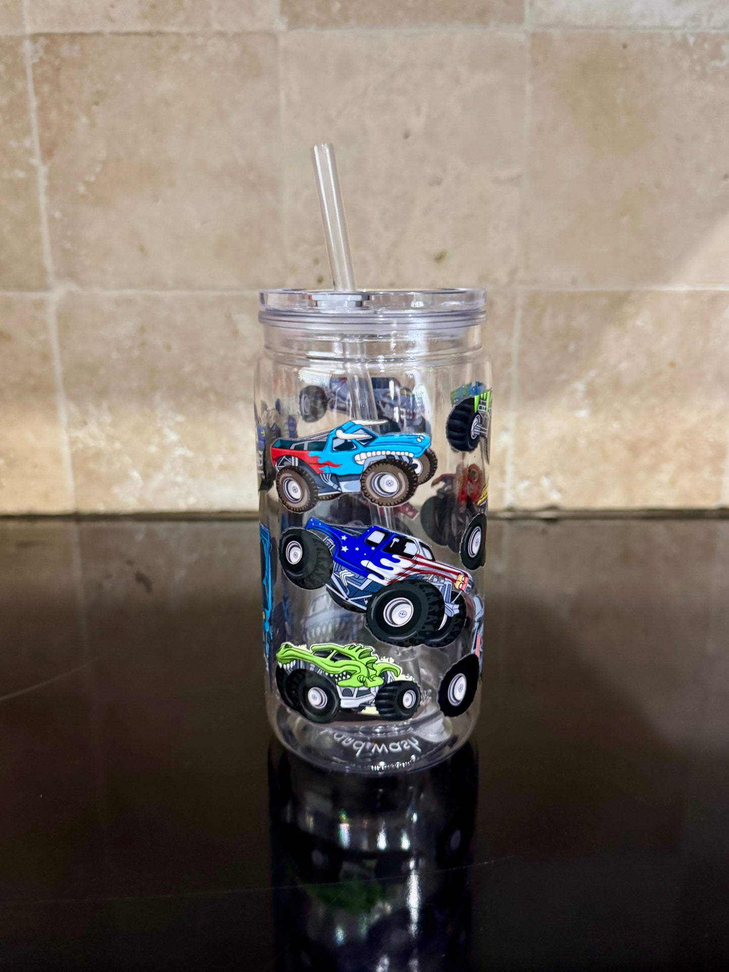 Monster Truck Tumbler