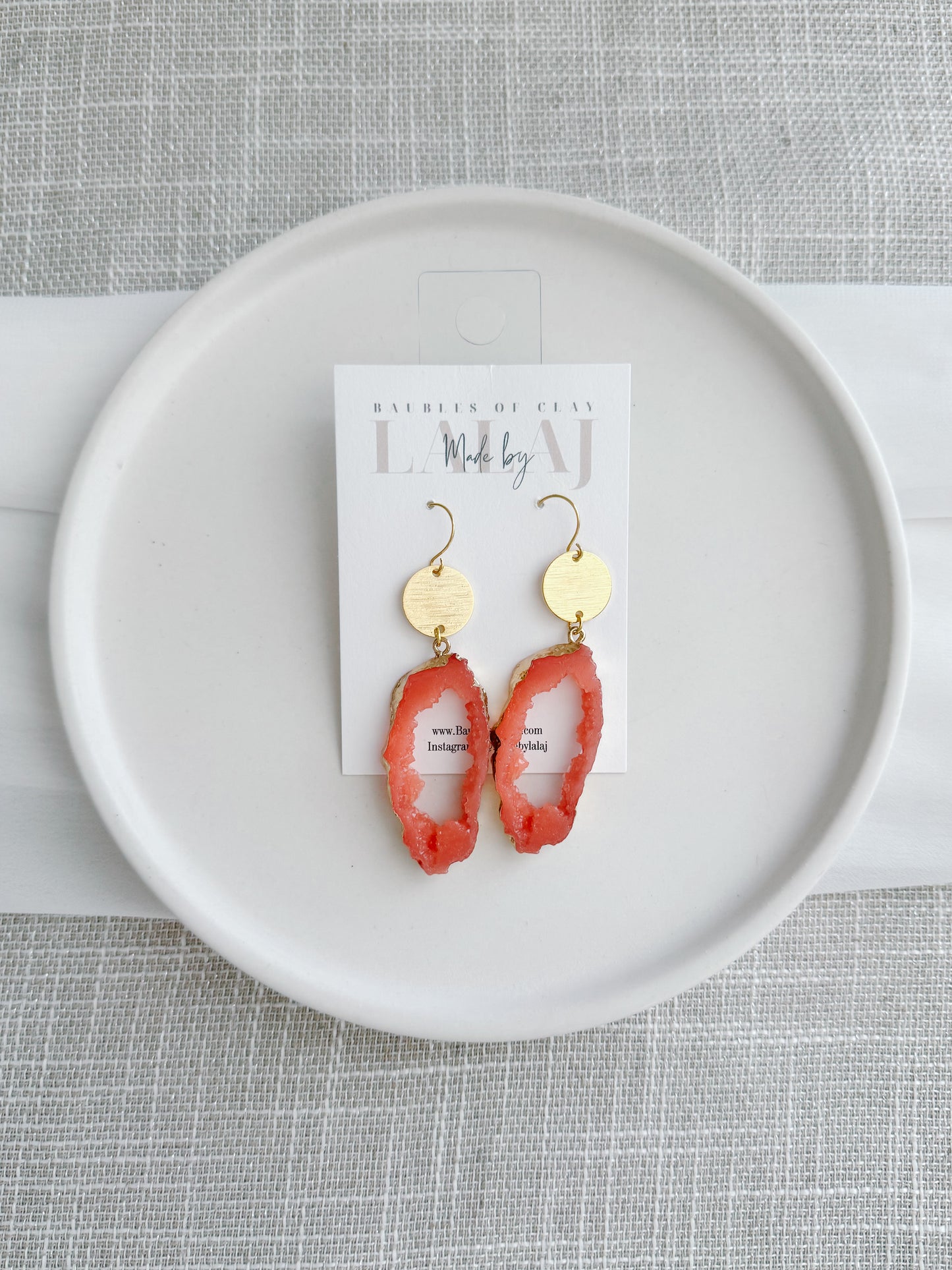 Druzy Drops, Pink