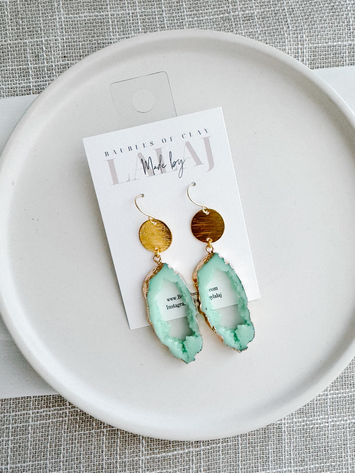 Druzy Drops, Mint