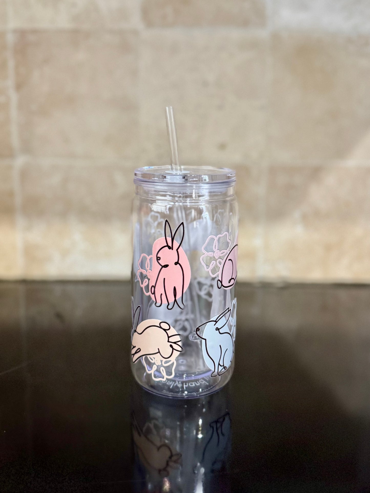 Pastel Bunny Tumbler