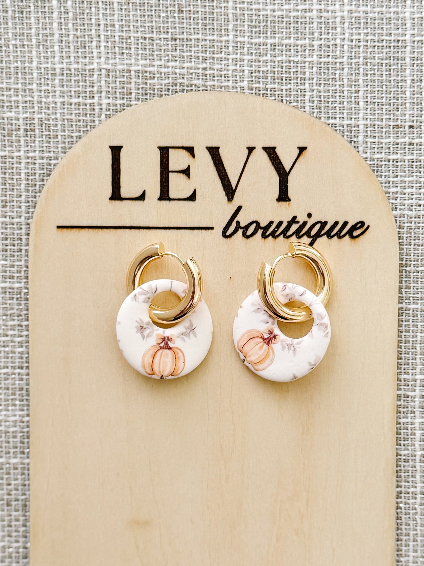 Fall Collection - Pumpkin Hoops