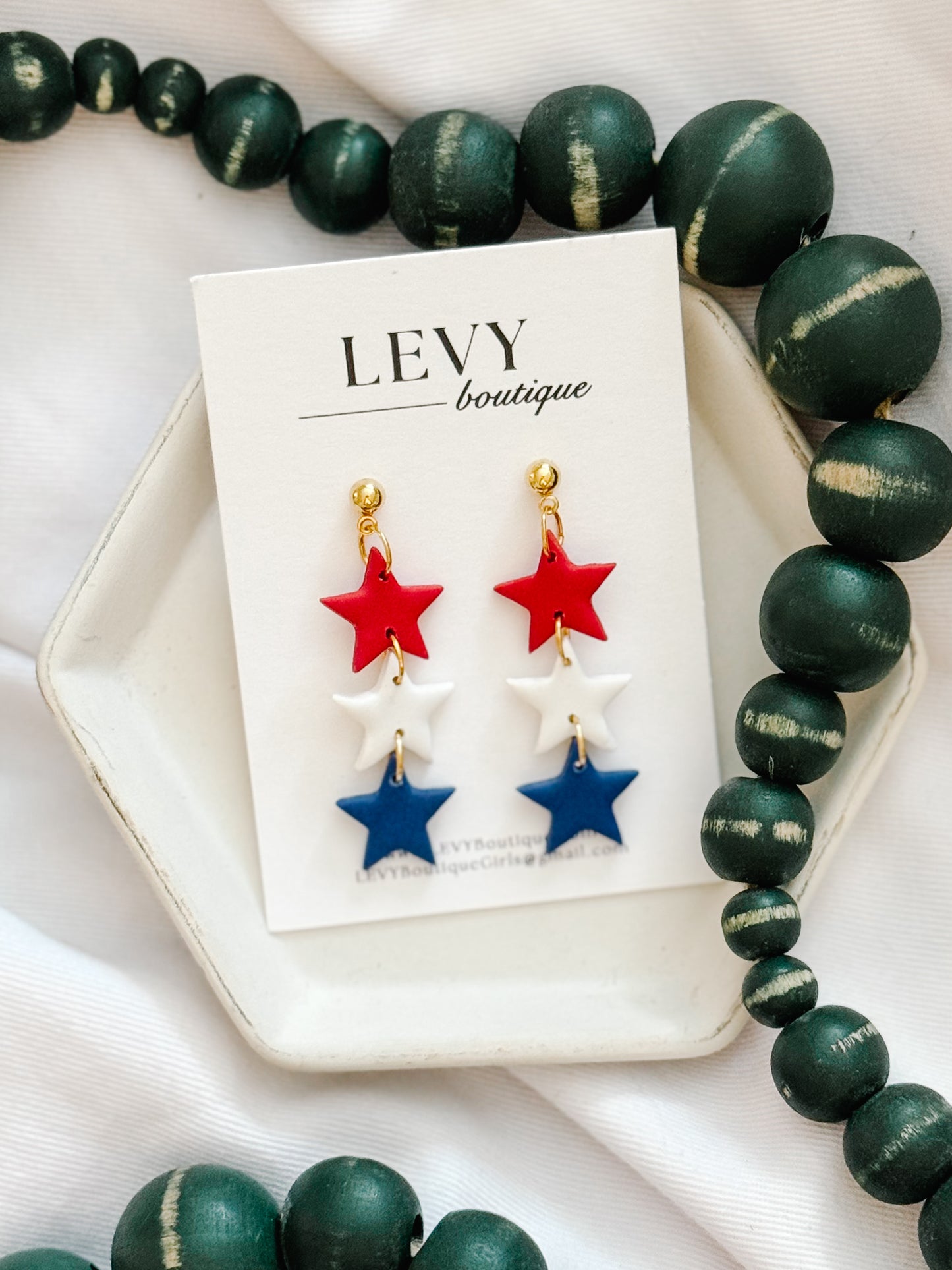 Star Trio - Red, White and Blue