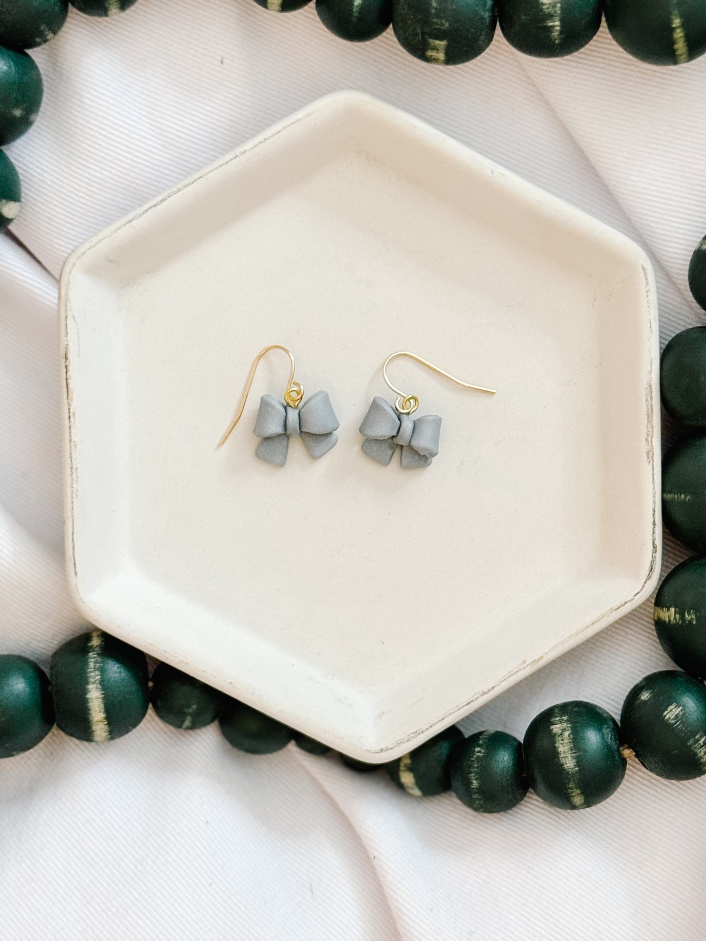 Mini Bows - Pearl Blue