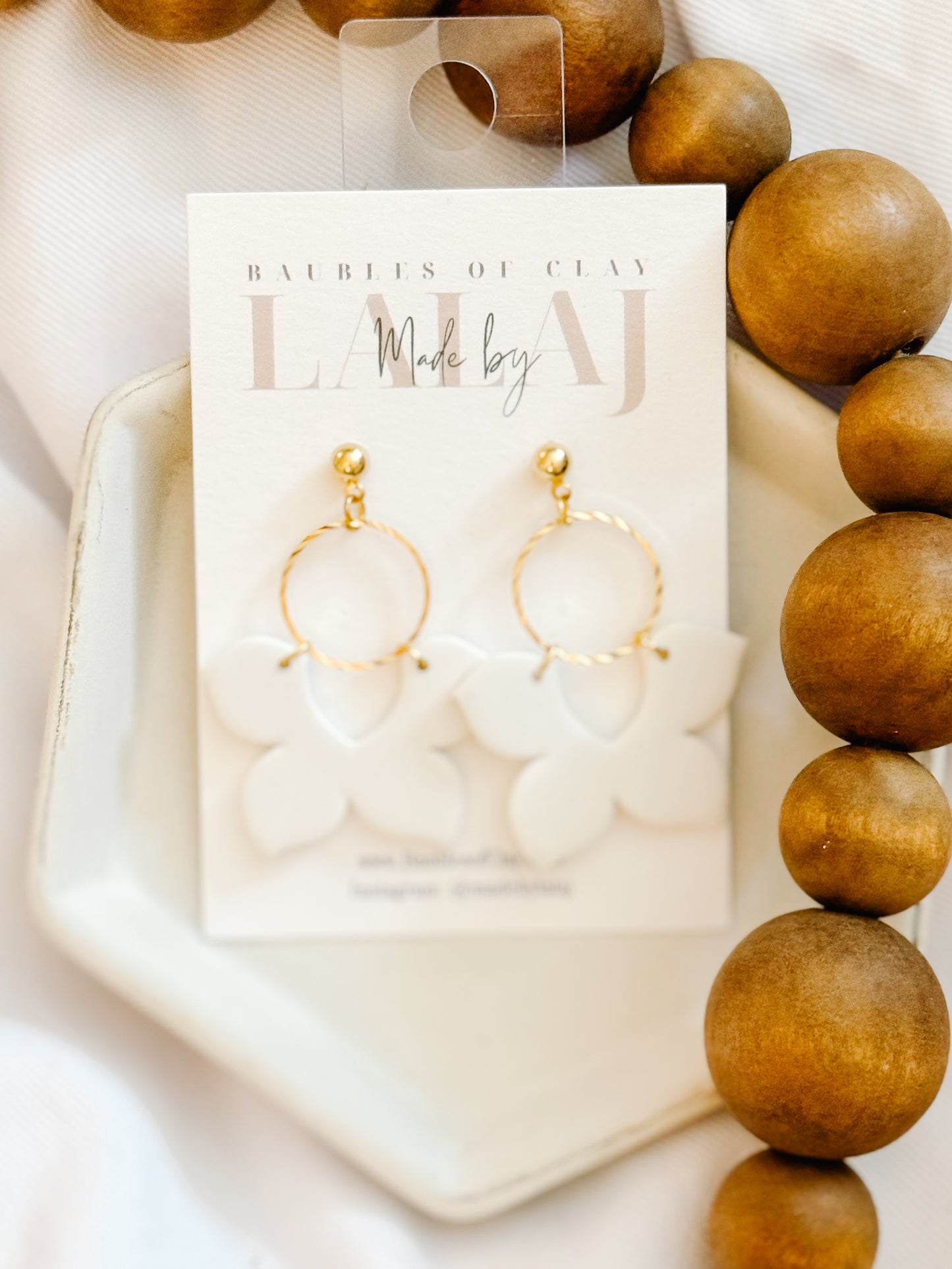 All In White - Flower Burst