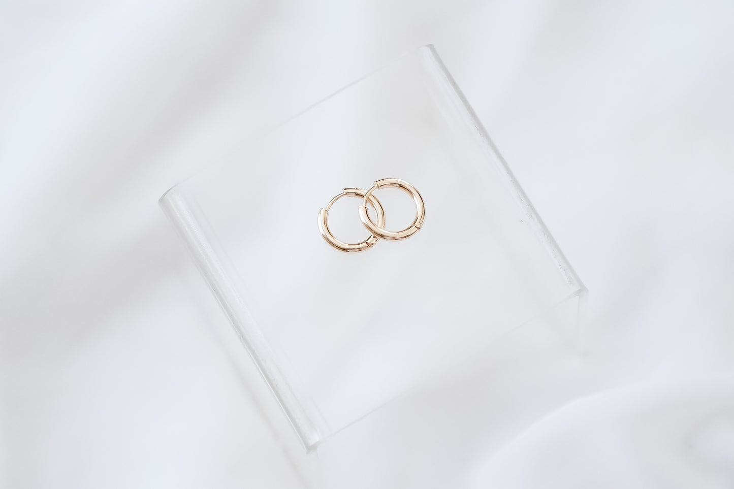 Gold Hoops - 17mm