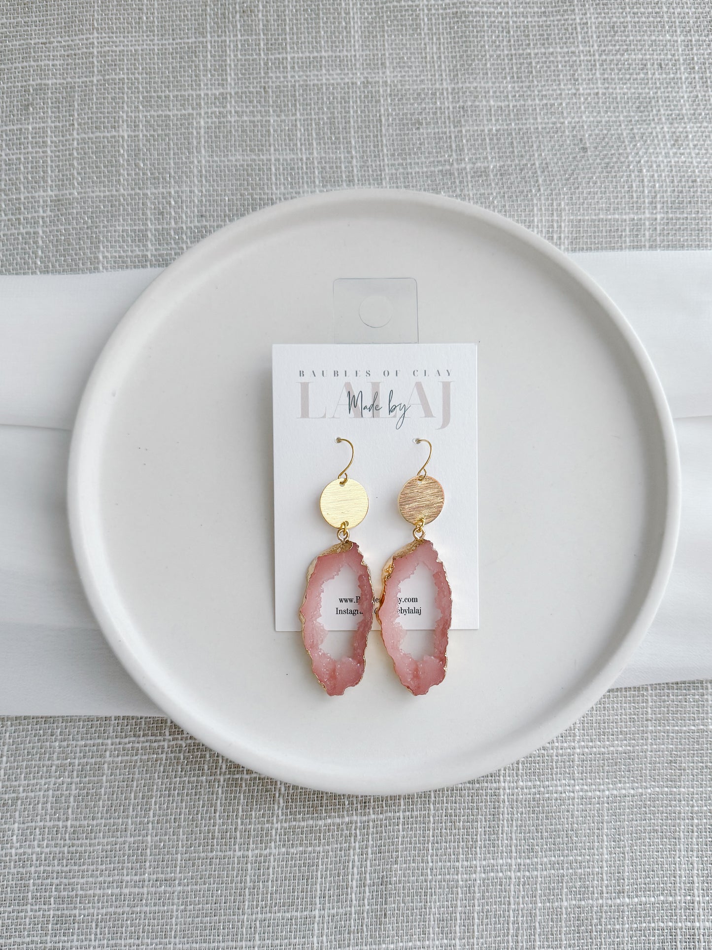 Druzy Drops, Blush