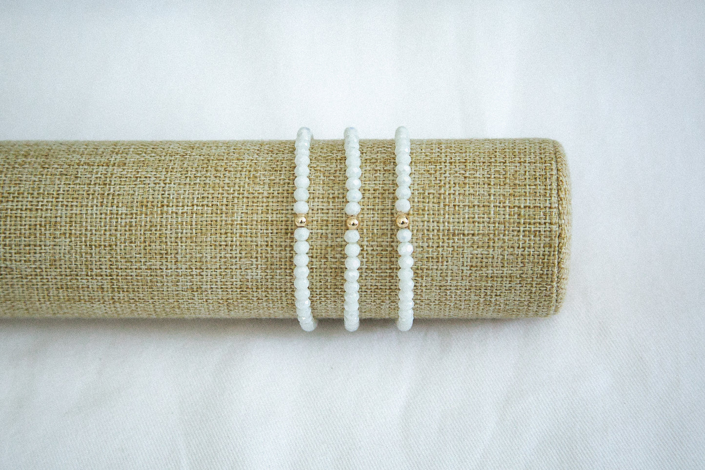 White Stackable Bracelet