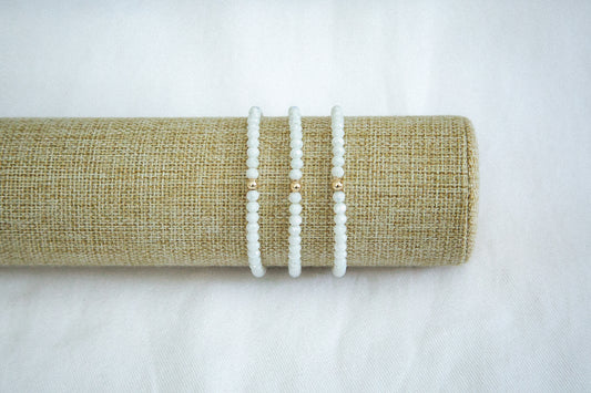 White Stackable Bracelet