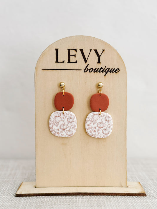 Fall Collection - Pumpkin Organic Squares