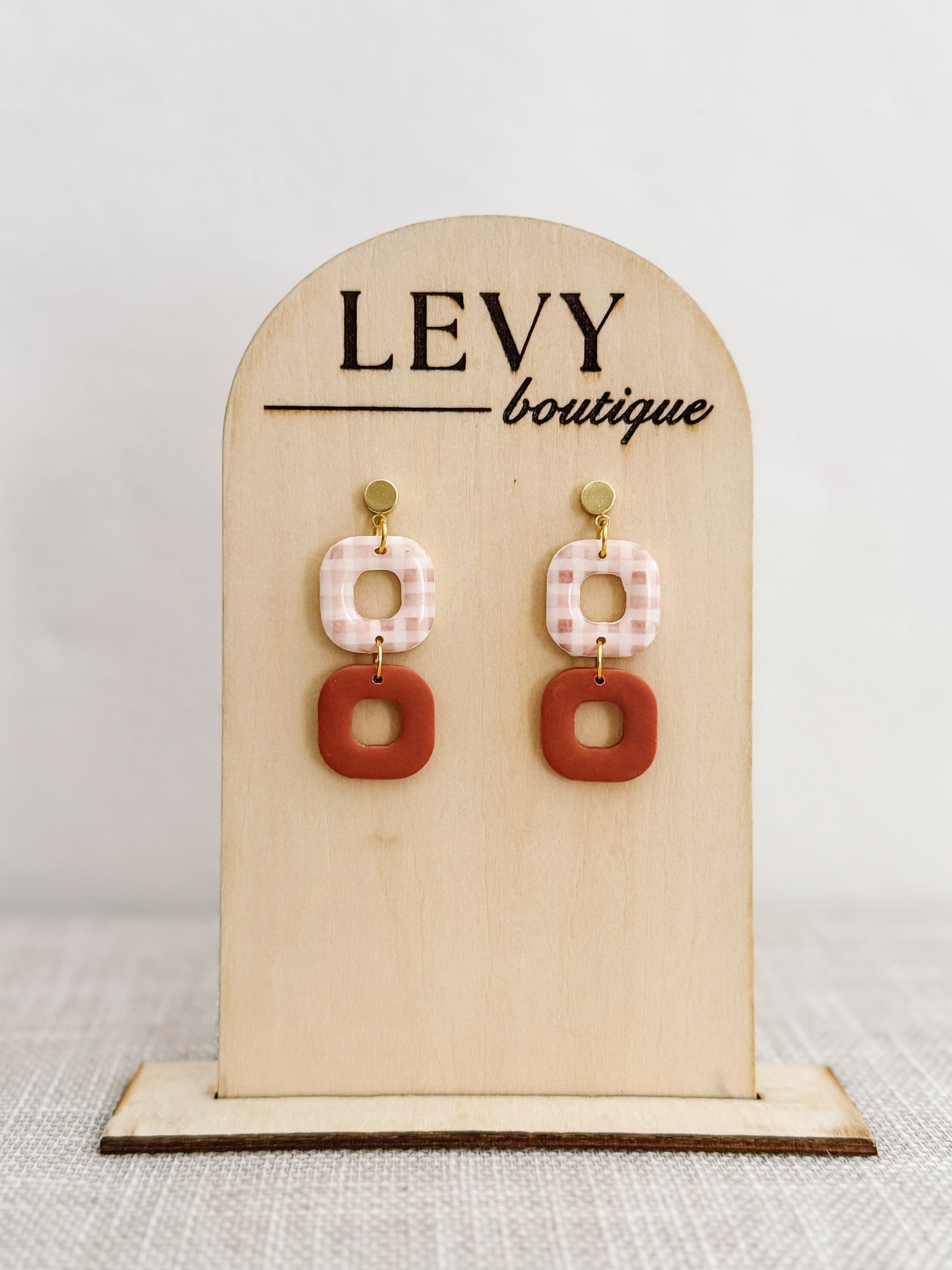 Fall Collection - Brown Plaid Squares