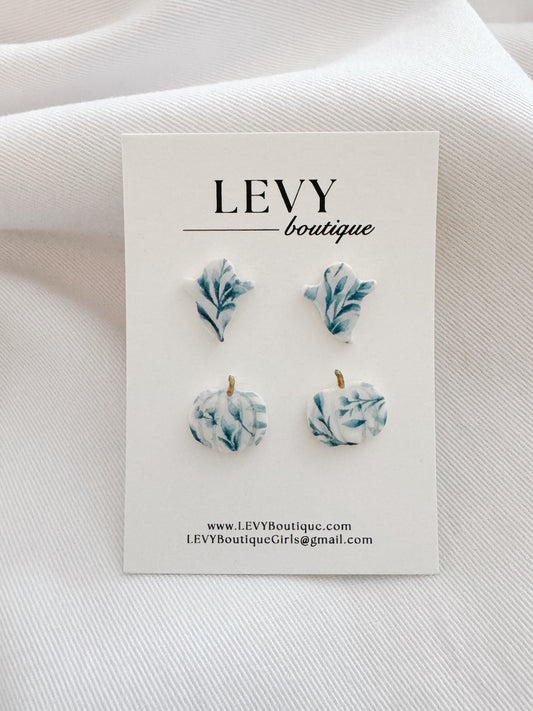 Fall Collection - Blue Vine Halloween/Fall Stud Duo