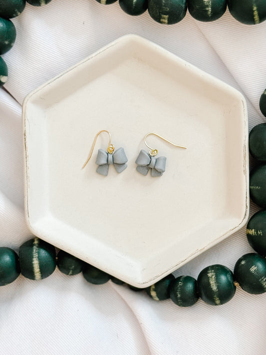 Mini Bows - Pearl Blue