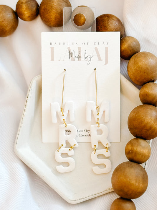 All In White - Mrs, White Glitter