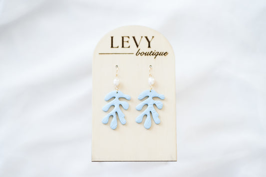 Coral, Pale Blue