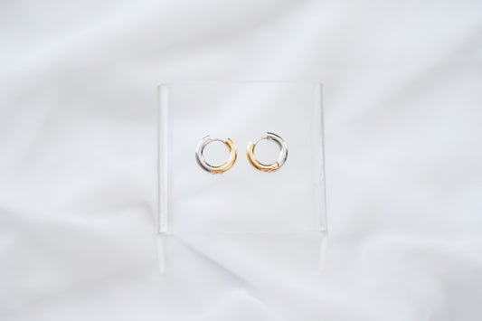 Gold & Silver Hoops - 20mm