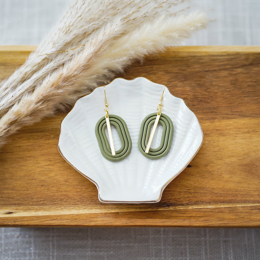 Embossed Oval - Oregano