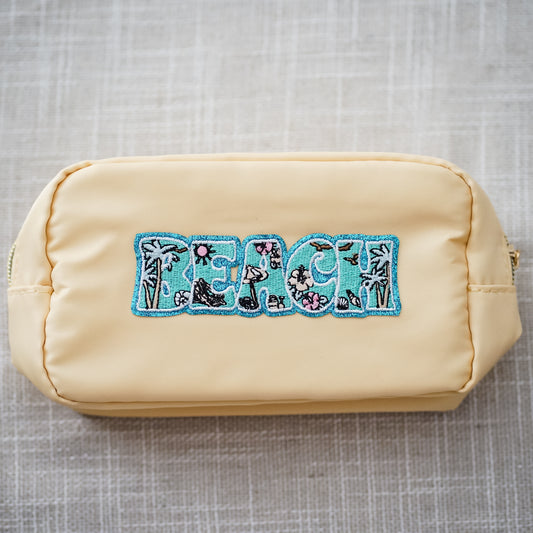 Cosmetic Pouch (Large) - Beach