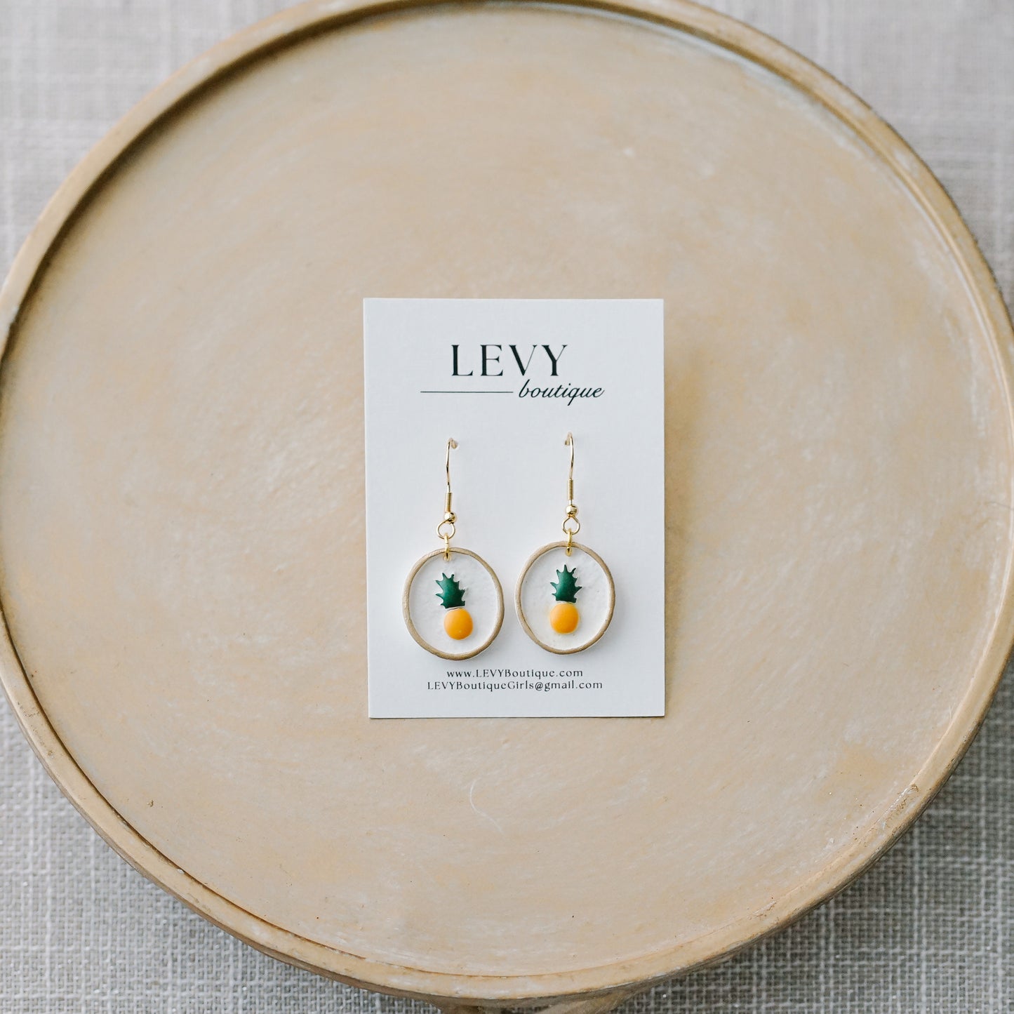 Pineapple Pendant - French Hook