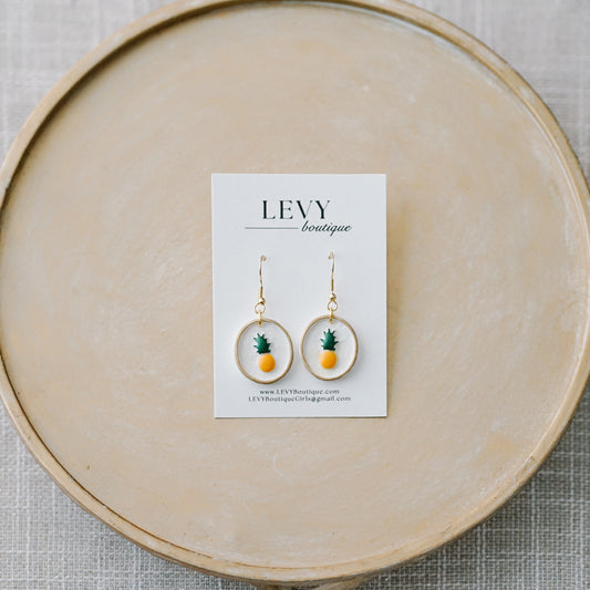 Pineapple Pendant - French Hook