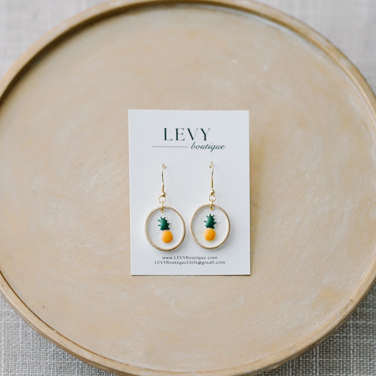 Pineapple Pendant - French Hook