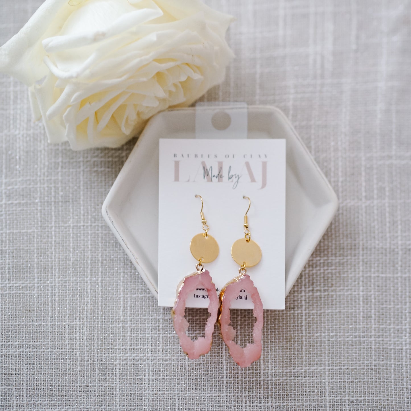 Druzy Drops, Blush
